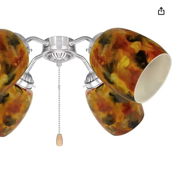 Glass Shade for Light Fixture by Aspen Creative - Transitional Style Glass Art - Picture 2 of 14